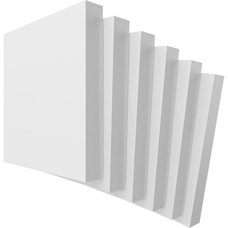 Panneaux de loisirs en PVC, H 7,75 po x l 7,75 po x P 1 po