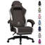 Metro Lane Adjustable Swiveling PC & Racing Game Chair-410998928