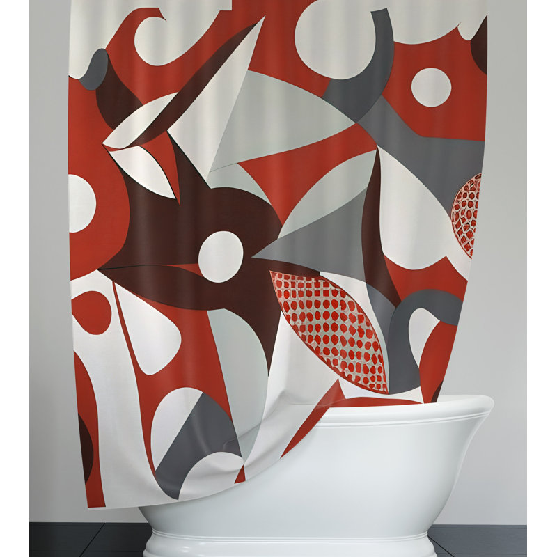 Rideau de douche Cassopolis, H 72 po x l 70 po