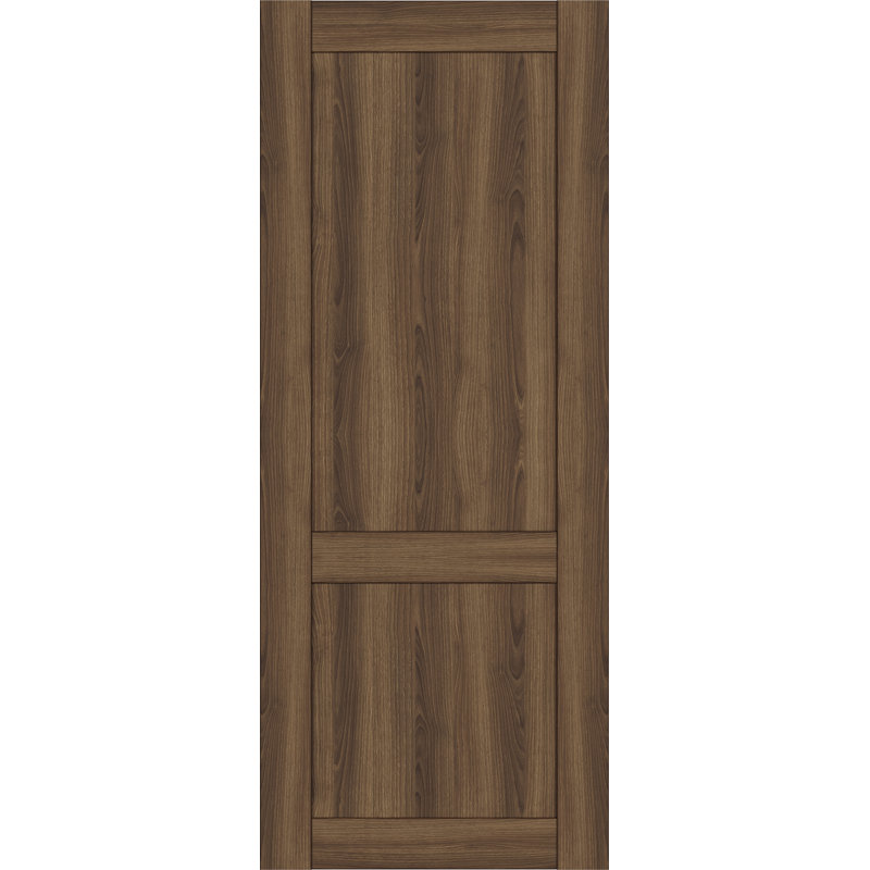 Porte standard à panneaux préfinie, Pacane, 35,88 po x 79,37 po