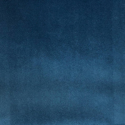 Tuscan Fabric | Solid Shiny Velvet Fabric | Color Blue