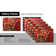 'Red Blossoming Almond Tree' by Vincent van Gogh, Red Botanical Tree Fine Art Gallery Canvas Print