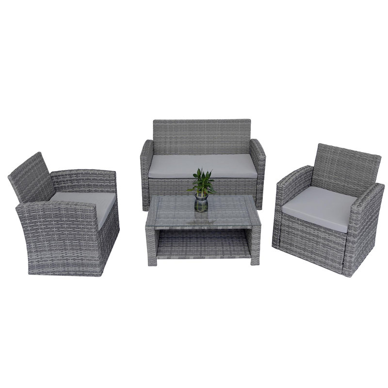 118cm Wide Outdoor Patio Sofa