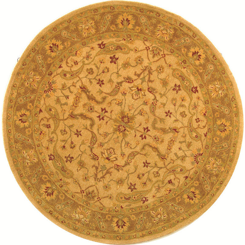 Dunbar Hand Tufted Wool Oriental Rug, Round 3'6"