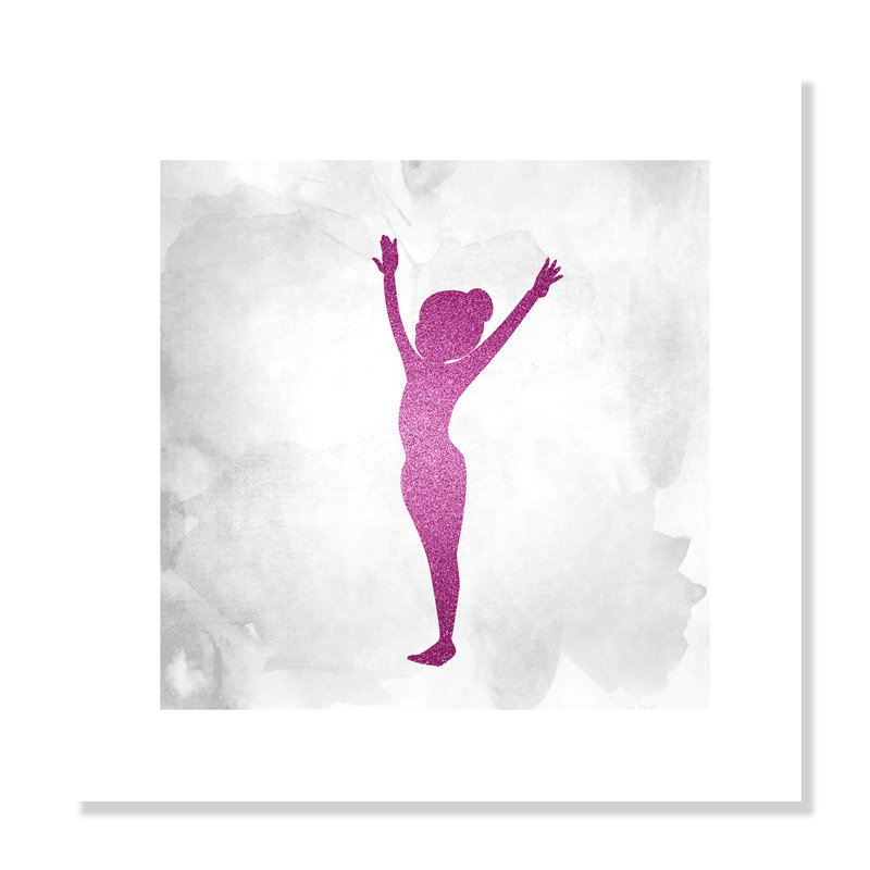 Gymnastique 2, H 10 po x l 10 po x P 1 po, Papier