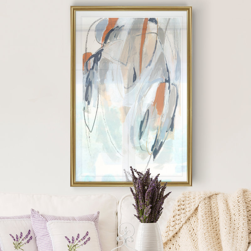 «Obfuscation I», reproduction sur toile, H 18,5 po x l 24,5 po, Impression encadrée, Doré