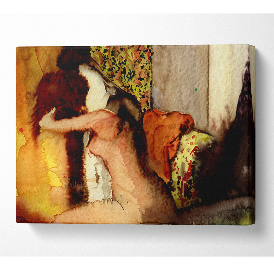 Degas After Bathing 2 - Leinwanddrucke