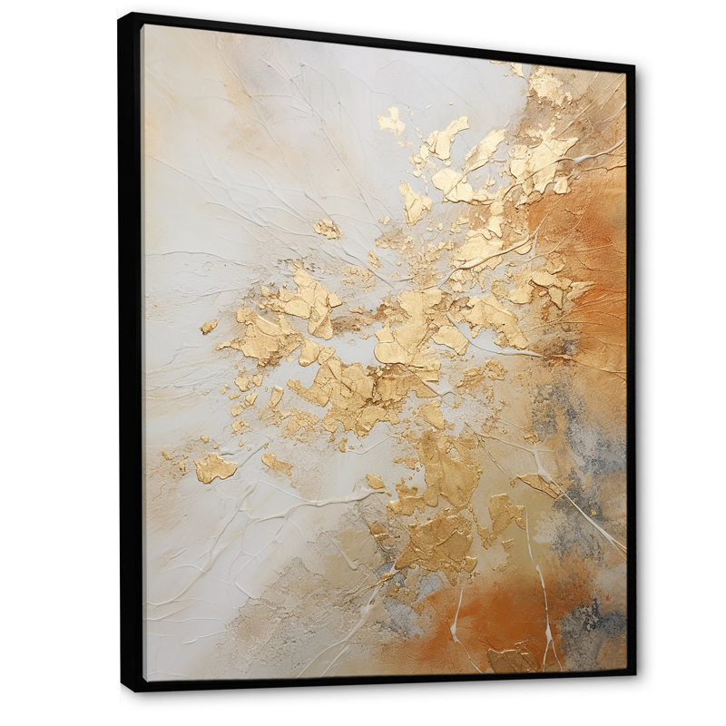 Geode Magic II sur toile, H 44 po x l 34 po x P 1,5 po, Cadre flottant noir