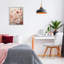 «Blush Flower Garden», art de la giclée blanche encadrée par RileyB-851621906-851621908