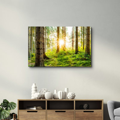 Elegant Tempered Glass Wall Art Painting, 13.8 x 21.7 inches | 100% Tempered Glass, Thickness: 0.16 inches | UV Printed for Vibrant Colors | Perfect for Home Decor, Living Room, & Office Spaces