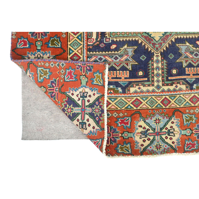 Tapis oriental traditionnel mauve / violet One-of-a-Kind 9X12