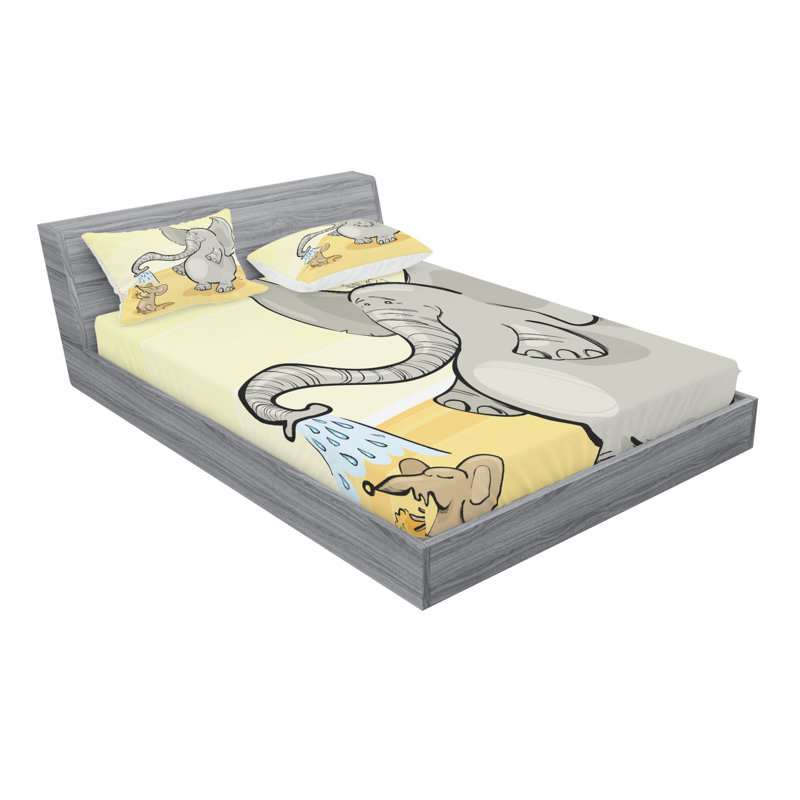 Microfiber Sheet Set, Full Sheet Set with Fitted Sheet