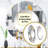 Grey and Yellow Mosaic I - Abstract Shapes Large Wall Mirror, Gray Round Unique Mirror, Printed Metal Art-97183156