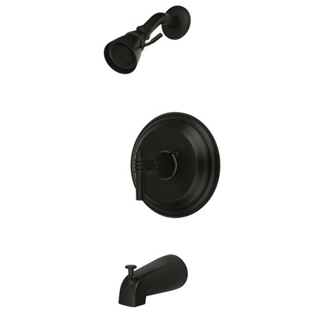 Volume Control Tub and Shower Faucet with Fortress Lever Handles, Oil Rubbed Bronze