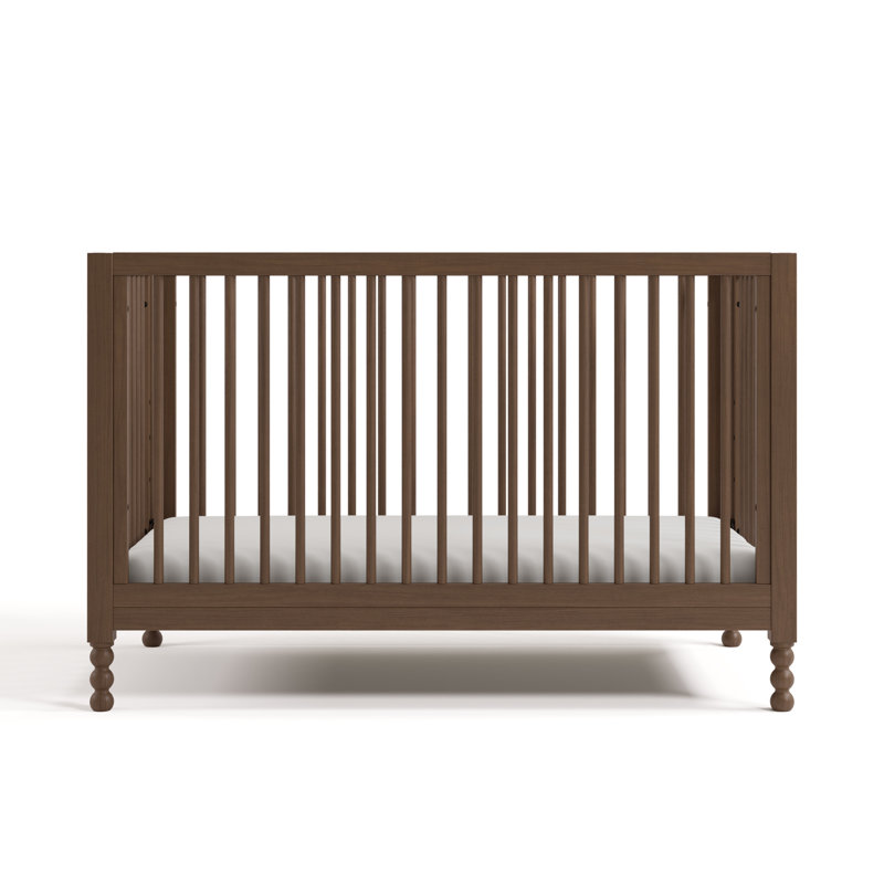 Lit de bébé convertible 5-en-1 Rio avec garde-corps pour tout-petit Rio, Brun