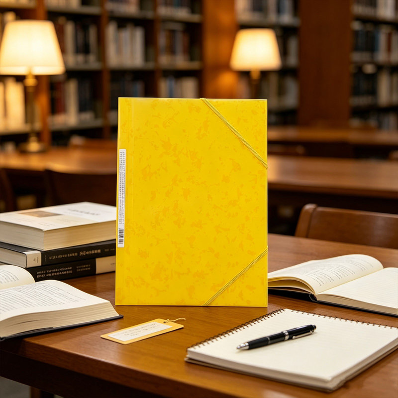 Chemises de classement en polyester, format A4, épaisses, avec courroie de reliure, pour documents, idéales pour l'école, le bureau ou les entreprises.