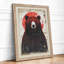 Bear Under Moon Japandi - Print-324845745-324845744
