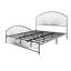 Lit plateforme en métal gris Queen-863684691-863684695