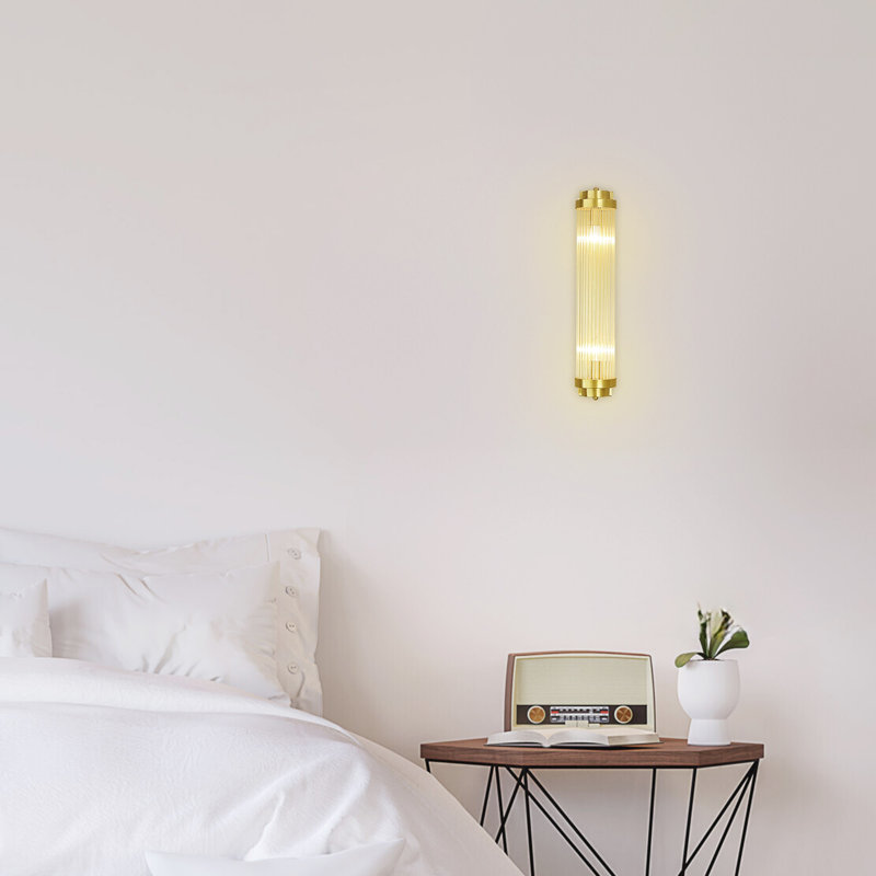 Roslinde Flush Mounted Sconce, Gold