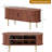 47.2'' Walnut TV Stand with Sliding Door, Modern Entertainment Console Table with Storage for Living Room or Bedroom-2054045411