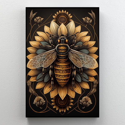" Sunflowers And Bee "
