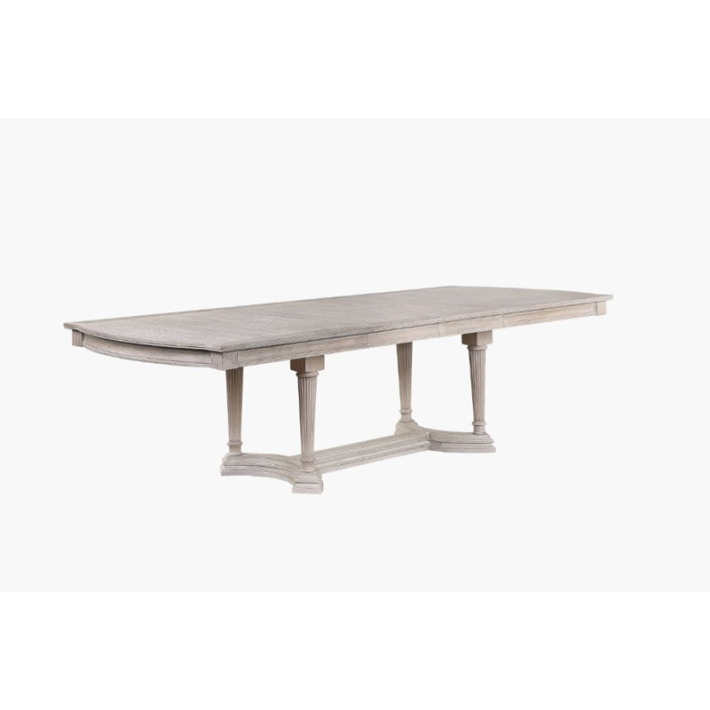 Cayci Extendable Solid Wood Base Dining Table