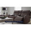 Causeuse inclinable électrique en cuir Britaney