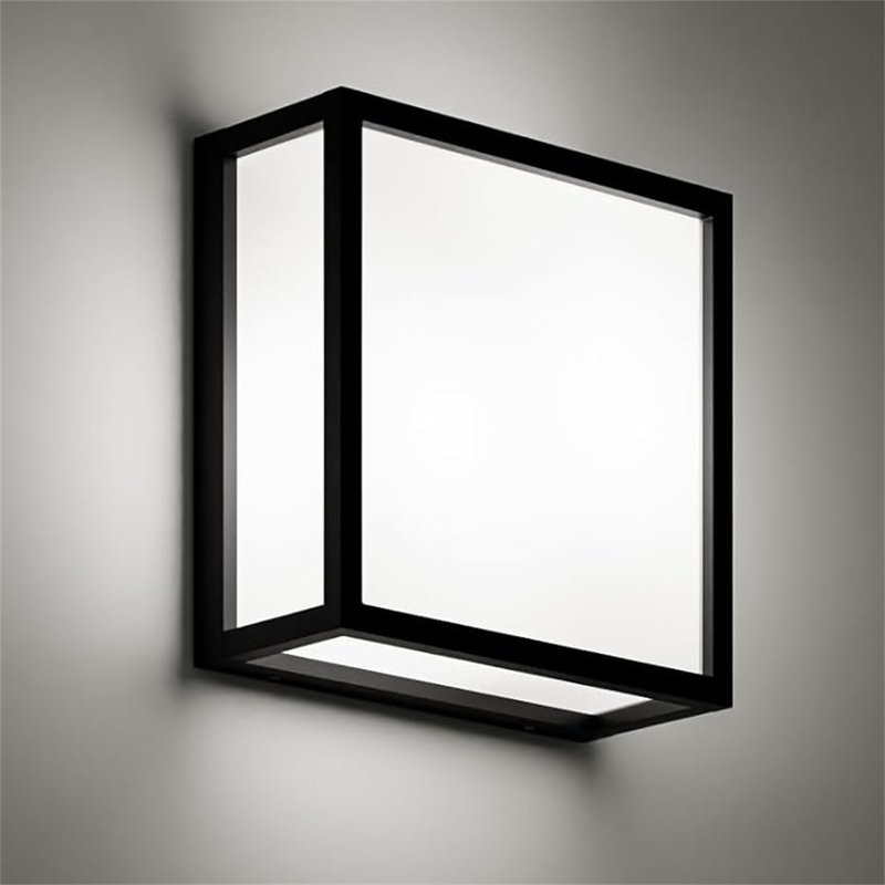 Matte Black Outdoor Sconce