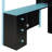 3 Drawers Modern Loft Bed With Lighted Desk And Storage Bookcase, Full Size-1059518085