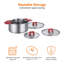 Besseris 3 - Piece Stainless Steel Cookware Set