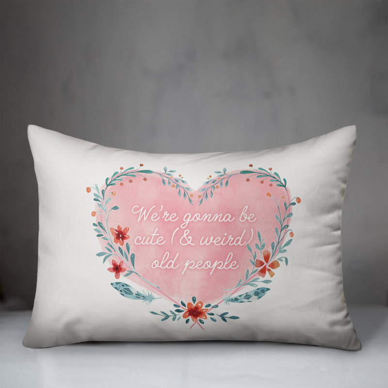  Housse et insert de coussin rectangulaire mignon