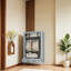 Armoire portative avec tringle à rideaux et 3 tiroirs, tissu non tissé