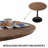 Dark Wood Grain Round Tulip Dining Table (24", Seats 2-4)-1317385196-1317385184