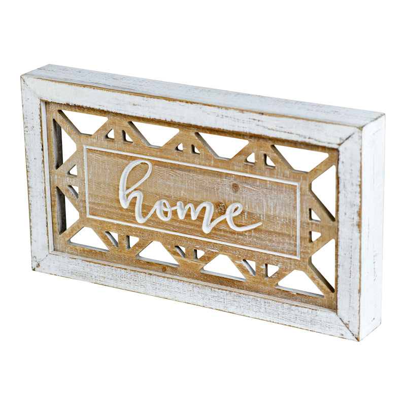 Signe en bois «maison»