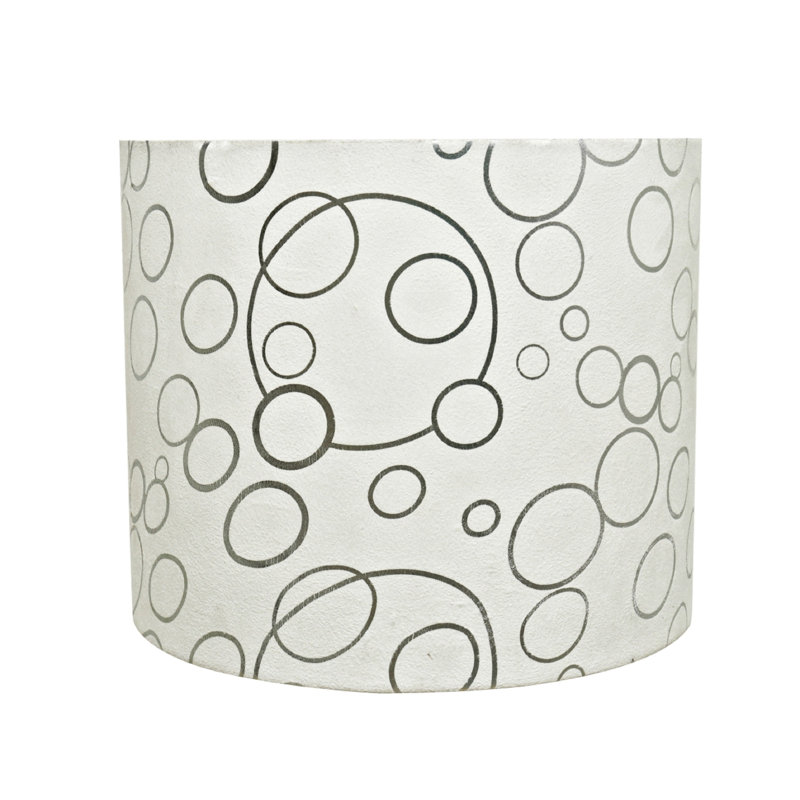 Abat-jour tambour en tissu 10 "H