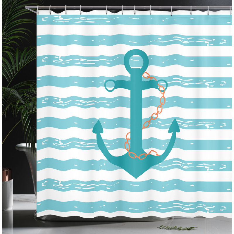 Shower Curtain with Hooks Included