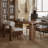 Walnut Half-circle Solid Wood desks-108057905