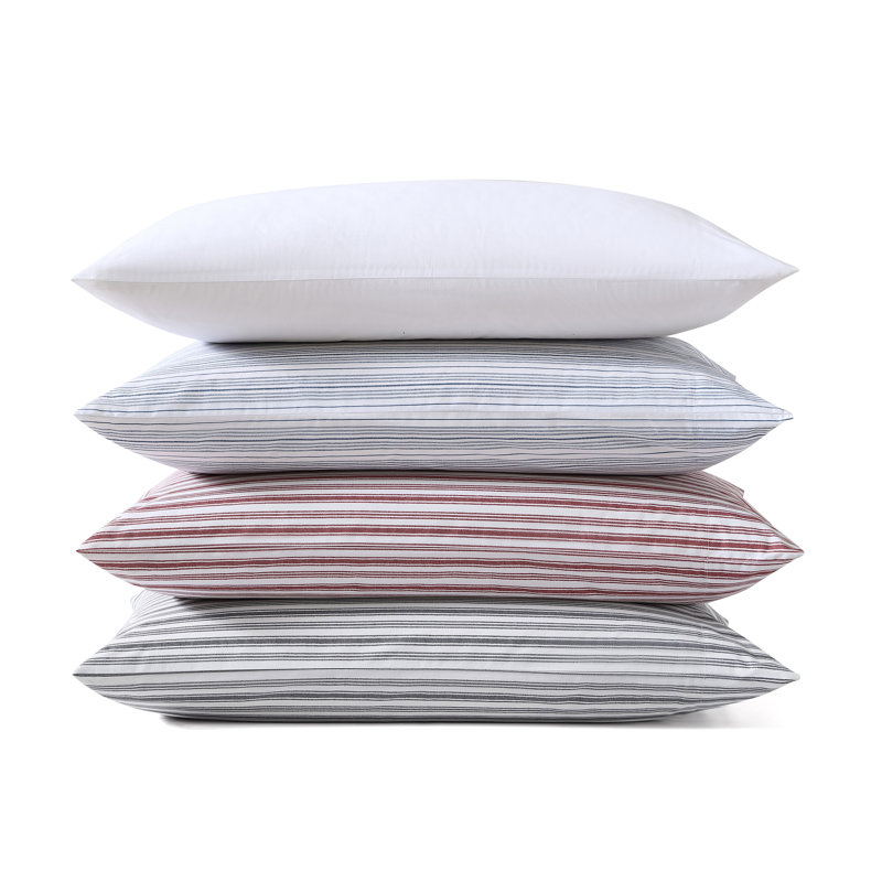 Standard Cotton Striped Pillowcase Set, 2 Piece