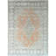 High-Quality Hand-Knotted Rose And Charcoal Area Rug