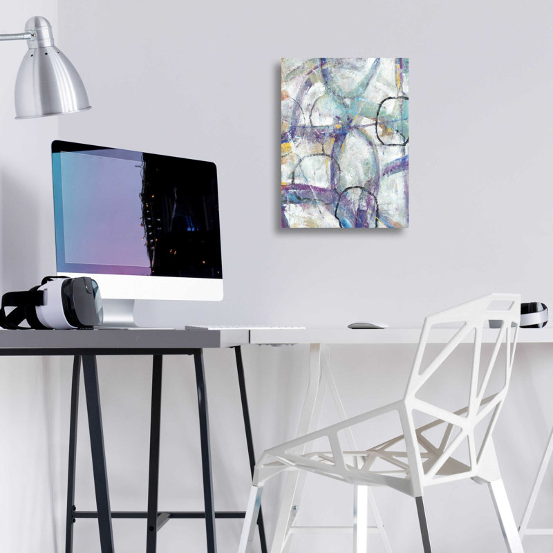 «Escape I» par Tim O'Toole, art mural en verre acrylique, H 16 po x l 12 po x P 0,13 po
