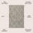 Saross Moroccan Diamond Shag Gray/Ivory Rug-958654454