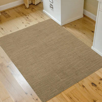Barbury Weave 35 in. x 47 in. 9 to 5 Desk Chair Mat