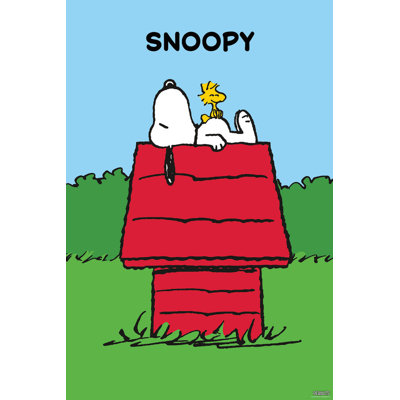  Officially Licensed Snoopy - Dog House Art Poster - 24 x 36 Inch - Decorative Print - Poster Paper - Ready to Frame