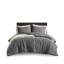 Ensemble d'édredon surdimensionné 100% sergé Mckenzie Grey-114516900-114516902
