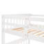 Lit superposé simple avec tiroir pour économiser de l'espace - draps de rangement à finition blanche et une chambre confortable