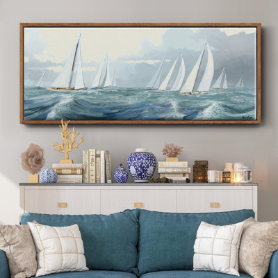 Sail Ho- Framed Canvas