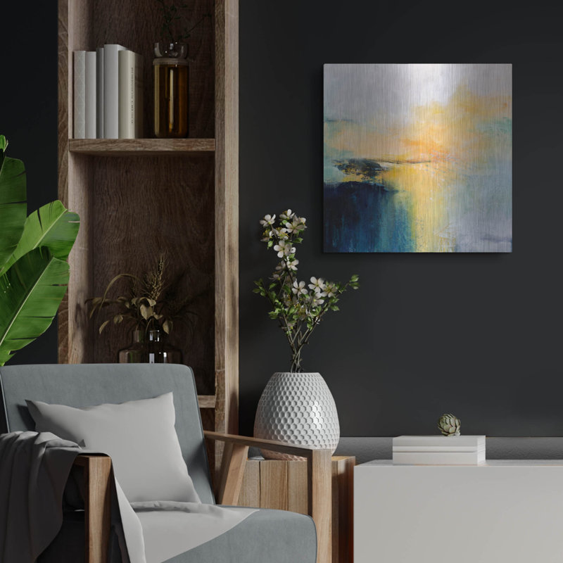 Ivy Bronx «A Single Moment» par Karen Hale, art mural en métal, H 24 po x l 24 po