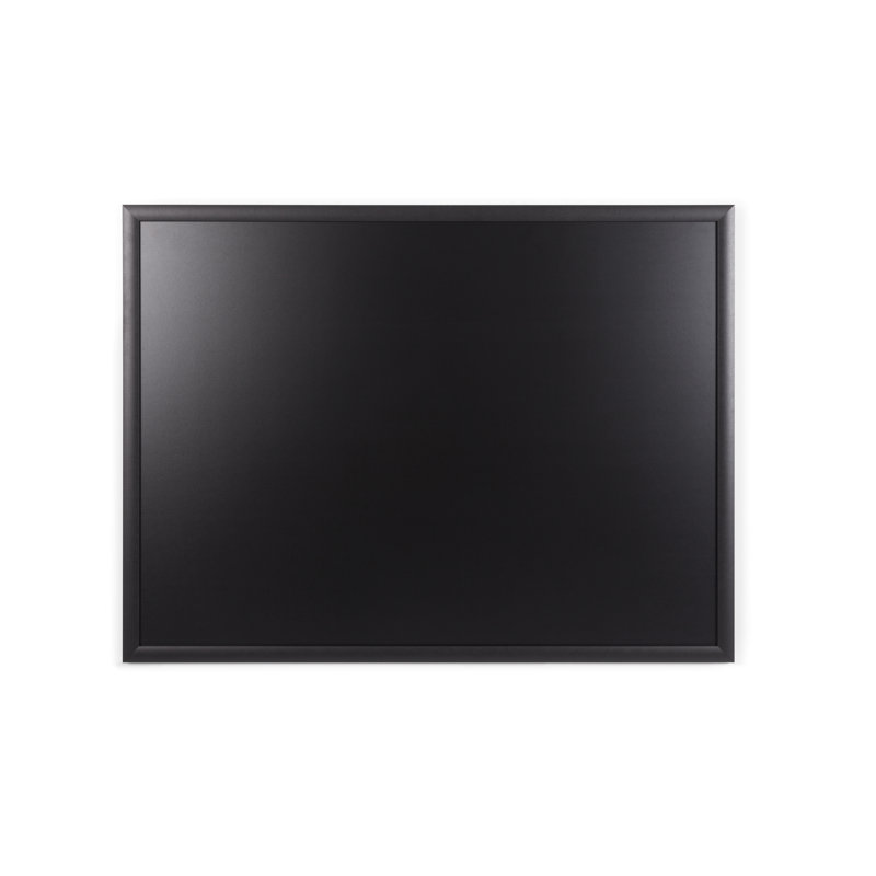 Wall Mounted Chalk Board 121.92cm - 182.88cm, Black, 90cm H x 120cm L x 1.5cm D