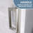 56"-60"W X 74"H Single Sliding Semi-Frameless Shower Door-123244146