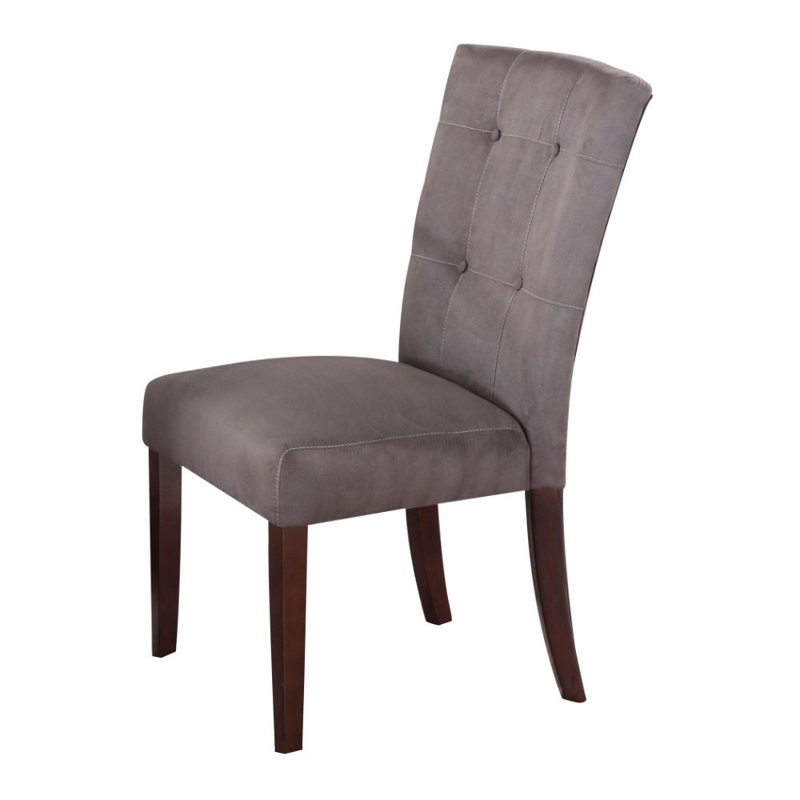 18 " H Upholstered Side Chair, Gray